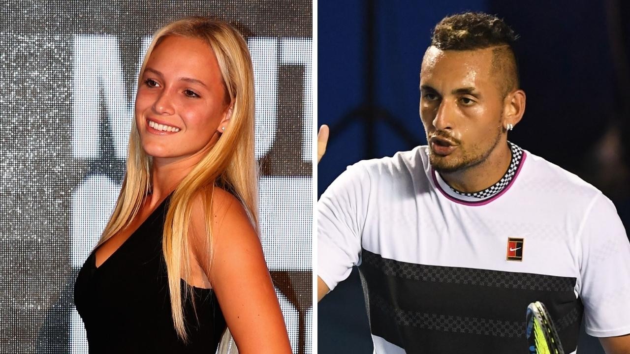 Donna Vekic and Nick Kyrgios.