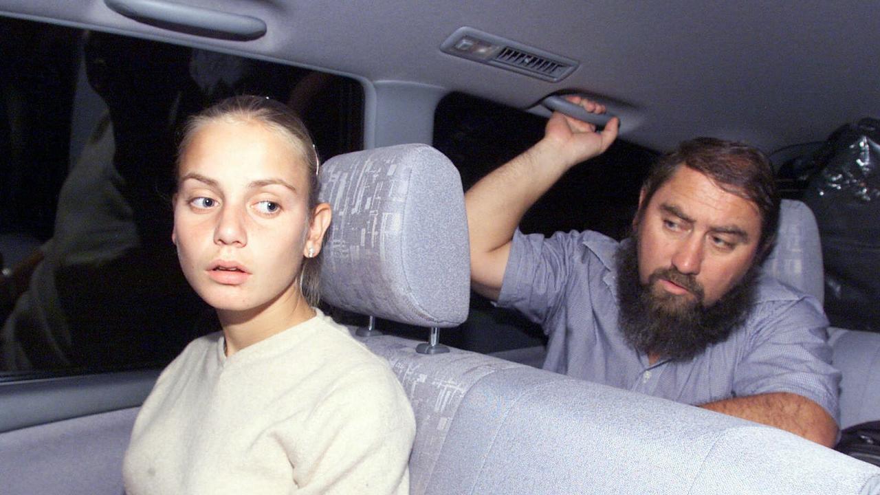 Jelena Dokic and her father Damir in 2000. Photo: Glenn Hampson