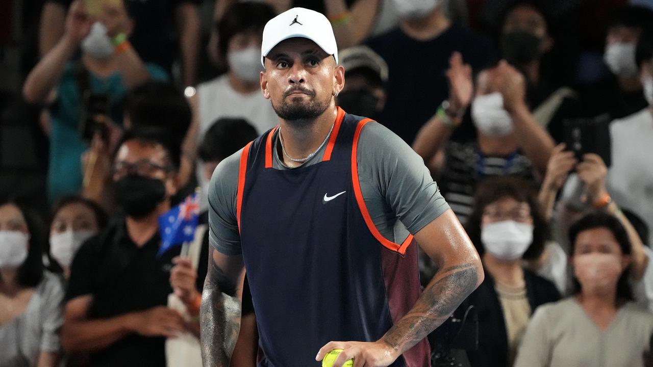 The fans were behind Nick. Photo by Koji Watanabe/Getty Images