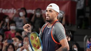 Kyrgios ‘struggled to breathe’ in brutal Japan test as Aussie wins amid ongoing court case