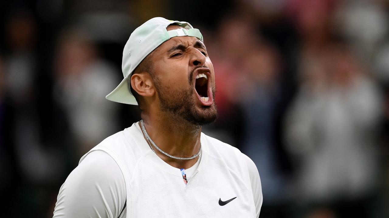 Nick Kyrgios was on fire at Wimbledon. Photo by Shaun Botterill/Getty Images.