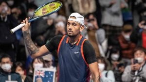 Nick Kyrgios into quarterfinals of Japan Open after surviving scare