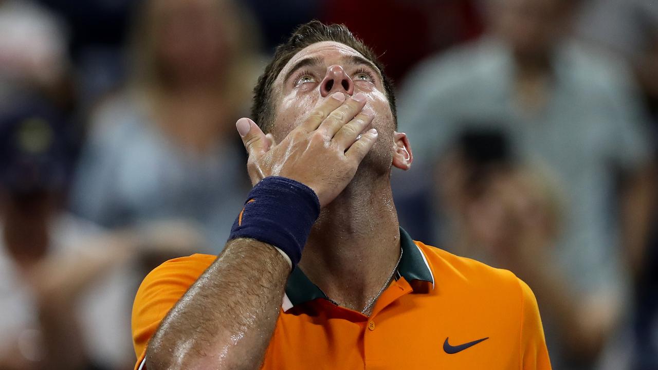Juan Martin del Potro during his run to the 2018 US Open Final. Photo: Getty Images
