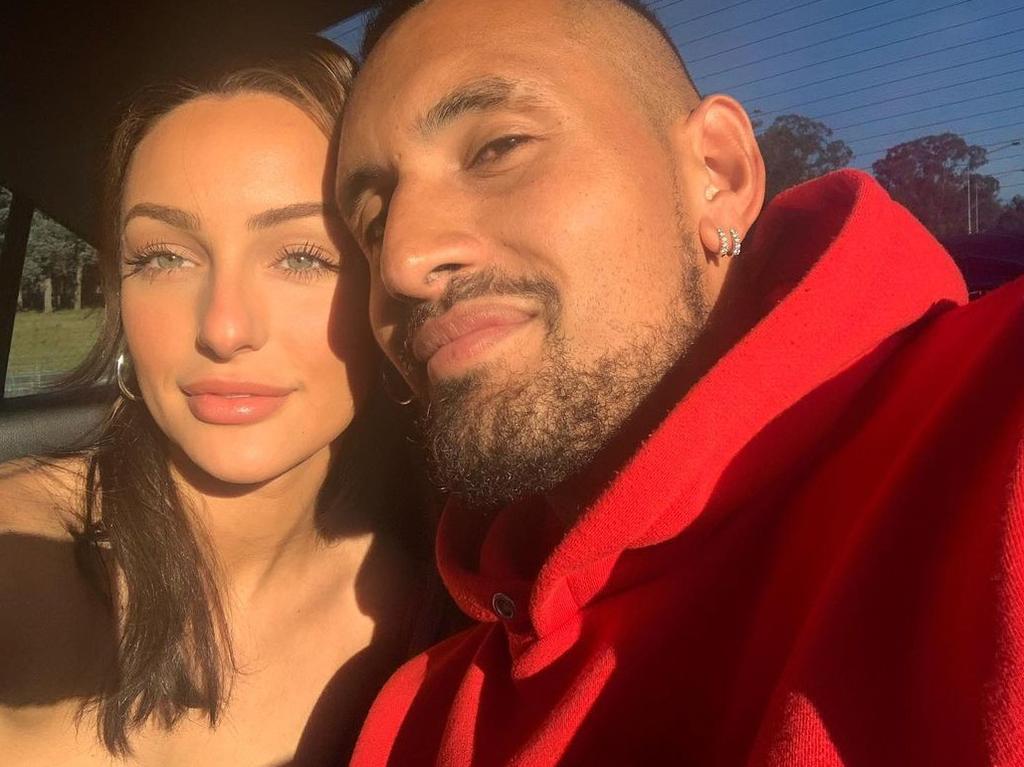 Nick Kyrgios and Chiara Passari, Picture: Instagram