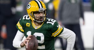 Aaron Rodgers Misses Practice With Knee Injury
